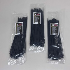 KTOOL (300 PACK)Cable Ties 50lbs Tensile Rating 14″L Strap Width 18″ Black Nylon