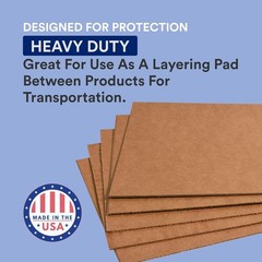 Large 36″ x 36″ Corrugated Cardboard Sheets – 5-Pack Bulk for Moving & Storage
