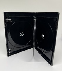 5 PCS NEW 15mm 4K ULTRA HD BLACK 4-DISC CASE, BOOKLET CLIPS, PS4-15MM UHD