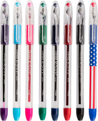 RSVP Ballpoint Pen, (0.7mm), Fine Line, Black Ink, Pack of 5 (BK90PF5A)