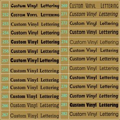 Custom Decal Vinyl Lettering Personalized Business Sign Text Name Vehicle Car