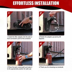 2pcs 50000 lbs Shipping Container Jack Lug , Shipping Container Accessories