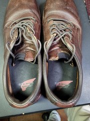 Red Wing 6704 Men’s Size 11 Oxford Work Shoes Brown Leather Steel Toe Safety