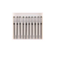 10 Pcs/Box Dental Surgical Diamond FG 1.6mm Burs Ball Round High Speed Handpiece