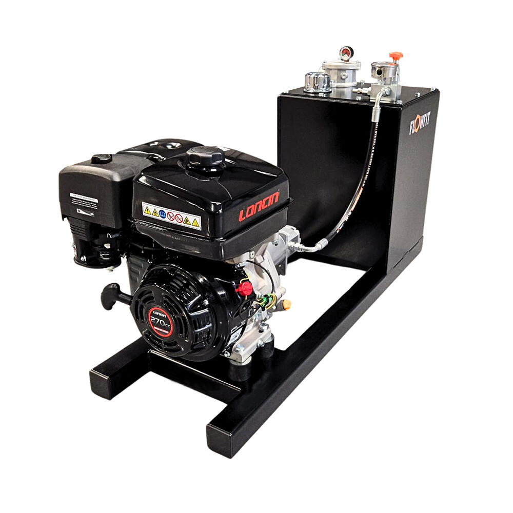 Loncin G390 Petrol Engine Driven P+T Circuit Power Unit, 13HP, 24 L/min