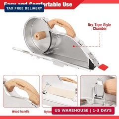 Goldblatt Banjo Tape Set Drywall Taping Tools with 10″ Blue Steel Taping Knife,