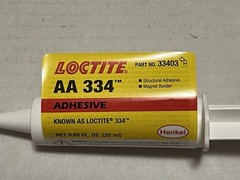 New x1 Loctite AA 334 Structural Adhesive Magnet Bonder Syringe (EXP 12/2025)