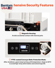 Continuous Sealing Machine, 0.32-0.47 in Seal Width, Automatic Continuous Band S