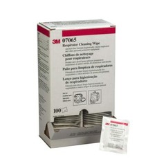 3M 7065 Respirator Cleaning Wipe 504/07065(AAD) Alcohol-Free Individual Packaged