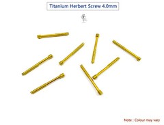 Titanium Herbert Screw 4.0mm pack of 40 pcs surgical instrument