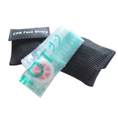 40pcs/pack CPR Masks First Aid Training Mouth to Mouth Keyring Face Shields Mask
