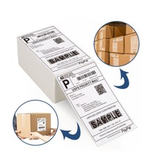4″x6″ Fanfold Direct Thermal Shipping Labels for Zebra and Rollo 4000-40000 PCS