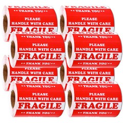 4000 pieces 3″ x 5″ Handle With Care Fragile Label Sticker Self Adhesive Warning