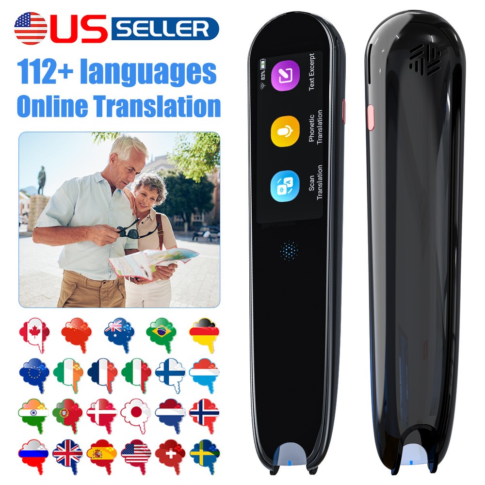 AI-Powered 112 Language Translation Pen|0.5s Instant Scan|Offline/WiFi Dual Mode