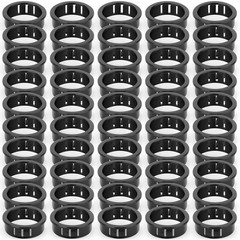 50PCS 7/8″ Round Cable Snap Bushing Grommet, Black Snap in Cable Grommet Prot…