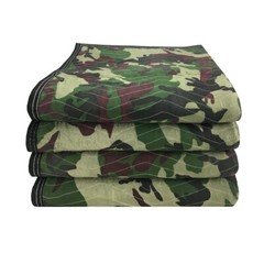 UBMOVE Camouflage Moving Blankets 65lbs/doz (4 Pack)
