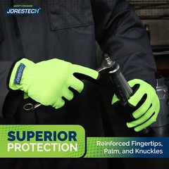 All Purpose Utility Work Gloves High Performance Mechanics Gloves, 3 Pair NEW