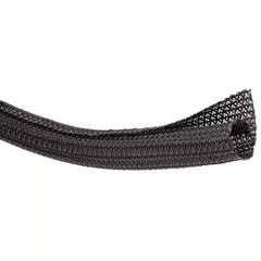 TECHFLEX Semi-Rigid Braided Sleeving 0.125 In 100 ft F6N0.13BK100 – Black