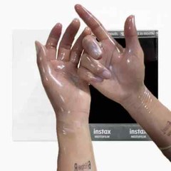 ULTRA THIN TRANSPARENT LATEX RUBBER GLOVES MEDIUM