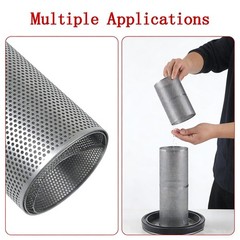 Stainless Perforated Sheet 9.8″x39.4″ 0.06(1.5mm) Hole 0.02″ Thick