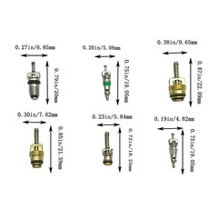 104PCS R12 R134a Car Air Conditioner Valve Core Accessories Kit, Automotive A…