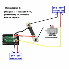 DC 100A 100V Voltmeter Ammeter Volt Amp Meter Voltage Current Tester with Shunt