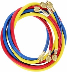 AC Charging Hose Tube, 72″ HVAC Gauges Hoses Refrigerant Charging Hose for R1…