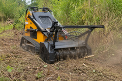 MINI Skid Steer Loader 32” Forestry Mulcher Attachment USA STOCK