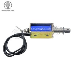 1-10PCS JF-0530B DC12V 300mA 5N/10mm Pull-Push-Type DC Solenoid Electromagnet
