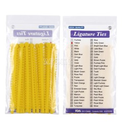 1000Pcs/Pack AZDENT Dental Orthodontic Ligature Ties Braces Elastic Rubber Bands