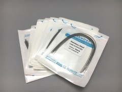 Dental Orthodontic Arch Wire NiTi Stainless Steel Ovoid/Natural Round Wires