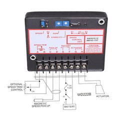 Generator Speed Governor Generator Speed Governor DC12V-24V 4A Electronic Genset