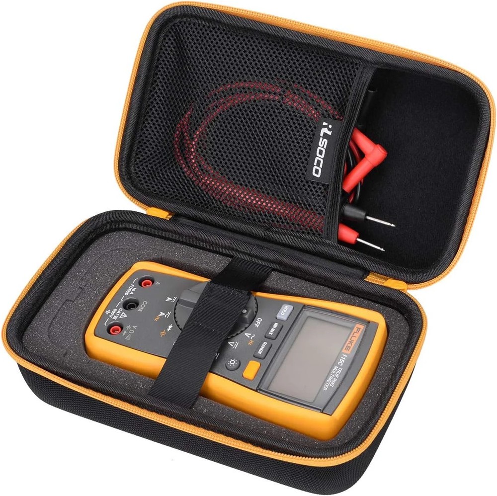 RLSOCO Carrying Case for Fluke 15B+/17B+/117/107/115/116/101/179/106/113/177/114