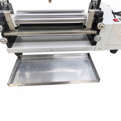 15.35″ Double-Sided Automatic White Glue Coating Machine w Soft Rubber Rollers