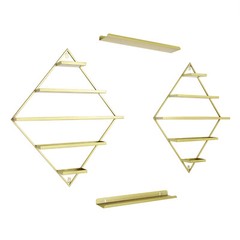 Rhombus?Nail?Polish?Racks, Wall-mounted Nail Polish Racks, 5-tier Display Racks