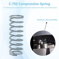 C750 Compression Spring,OD 3/4″ x Length 2″ 3 Pack