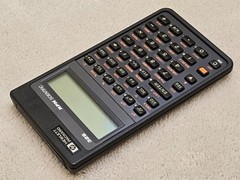 HP Hewlett Packard 32S RPN Scientific Calculator, case, made in USA, works great