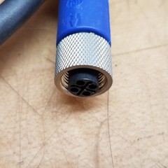Belden Lumberg RSTS 4S-RKTS 4S-700/2M Cable, 2M, M12 Power Double-Ended, 4 Pin