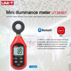 UNI-T UT383BT Digital Bluetooth Luxmeter Tragbare Photometer Belichtungsmesser