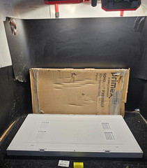 Primex 125-1742 30″ Plastic Enclosed Narrow Deep Hinged Lid and Frame, White