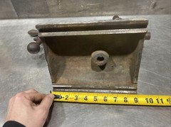 Vintage “The National Supply Co” Toledo Ohio Cast Iron Lathe Tail Stock