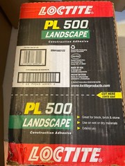 Loctite PL 500 28 oz Landscape Adhesive Block Brown Case of 12 pack