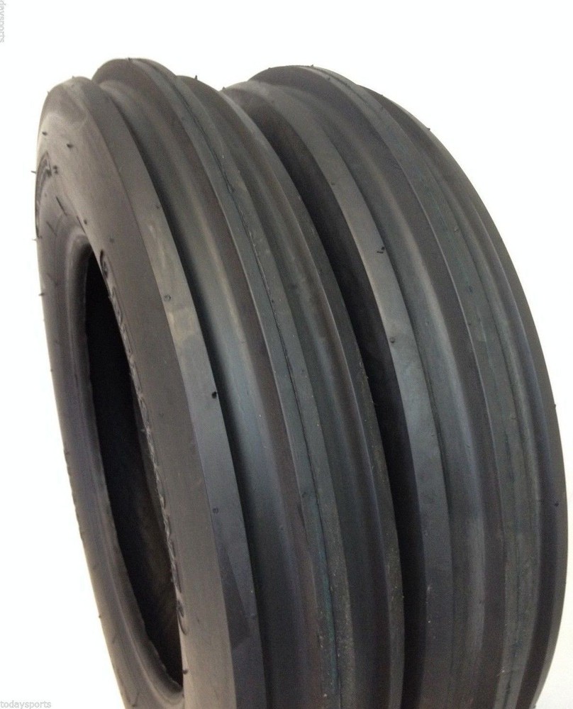 TWO New 5.50-16 Tri-Rib 3 Rib Front Tractor Tires