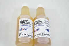 1 EACH MOBIL DTE #25 AND * #24 OIL BRIDGEPORT, HAAS MILLS & HARDINGE LATHES