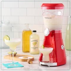 64 Oz Red Margarita & Slush Maker – Powerful Blender for Daiquiris & Smoothies
