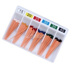 AZDENT Dental Endodontic Gutta Percha Points 0.04 Taper 15-40# 60pcs/pack