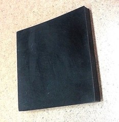 Neoprene Rubber Sheet Solid 3/8″ Thk x 8″ x 8″ Sq – Peel-Back Adhesive 60 D