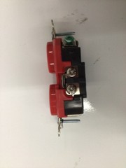 Leviton 8300 SGR Commercial Duplex Lev Lok Receptacle ( BOX OF 10)