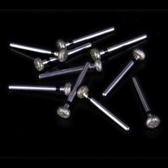 10 pcs Dental High Speed Diamond Burs Circular wheel Super Coarse Diamond Drills