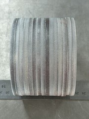 1 UNKNOWN ALUMINUM SPUR GEAR 64 PITCH 256 TEETH 1/2” BORE .200” FACE 20 DEG. PA